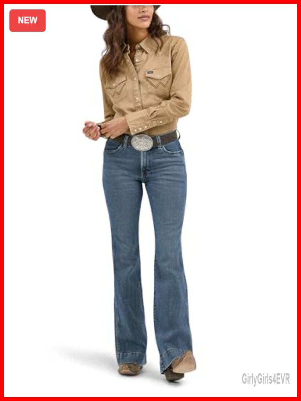 Wrangler Western Snap Work Shirt Long Sleeve Regular Fit